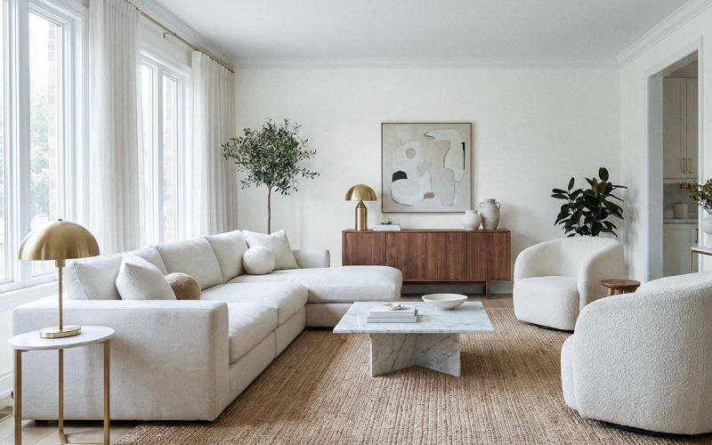 Cloud Dancer: как интегрировать в интерьер цвет 2026 года Cloud Dancer: как интегрировать в интерьер цвет 2026 года