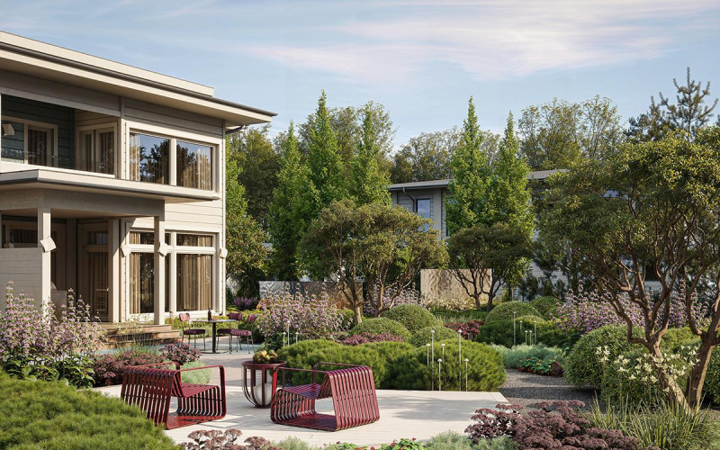 Тактильность, вода и дофамин: ключевые тренды ландшафтного дизайна —