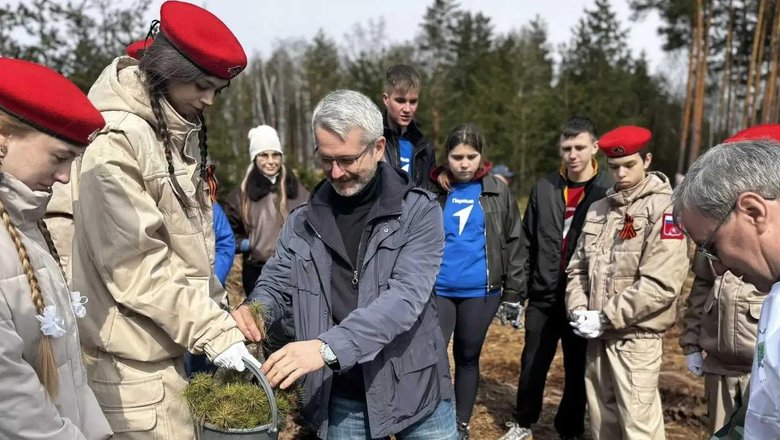 В селе Кузьмино-Гать Тамбовской области прошла акция «Сад памяти»