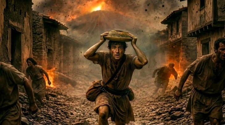 Защищался от вулкана ступкой: восстановлены последние минуты жизни одного из жителей Помпей