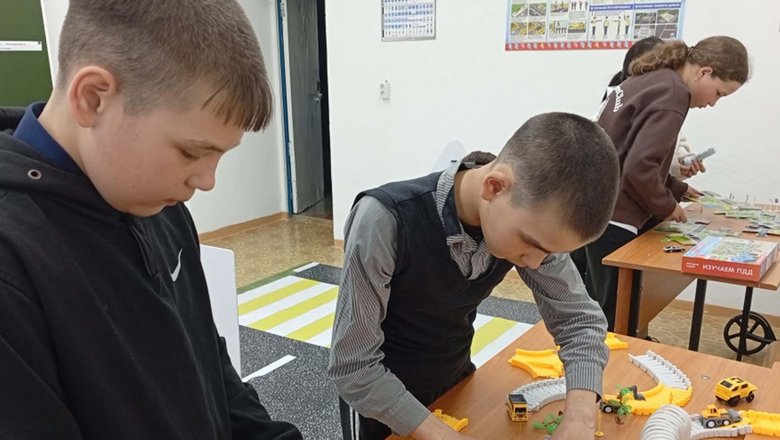 В башкирском селе Шулганово школьники изучили правила дорожного движения