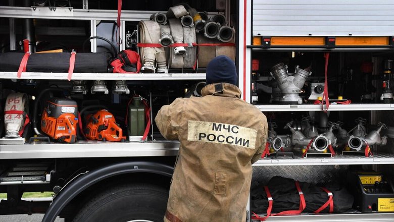 В Подмосковье ликвидировали открытое горение на производстве