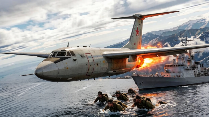 К России повезли натовских диверсантов? Русский Ту-142 пошёл на перехват. Устроена «жаркая встреча» – первые кадры