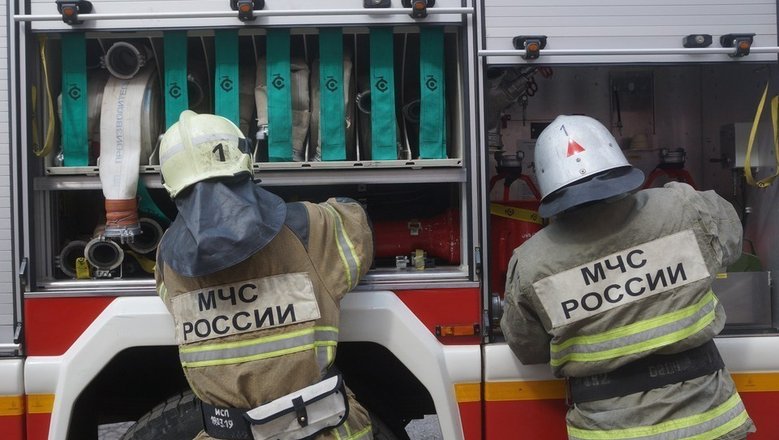 Открытый огонь на производственном объекте в Липецке потушили