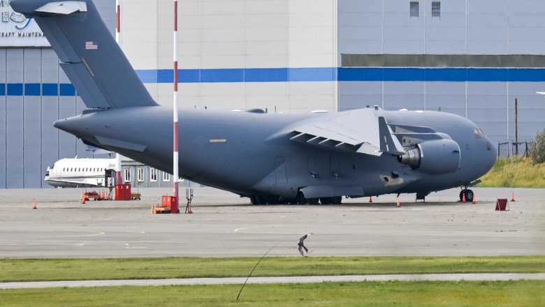 Самолет ВВС США Boeing C-17 вылетел из Внуково