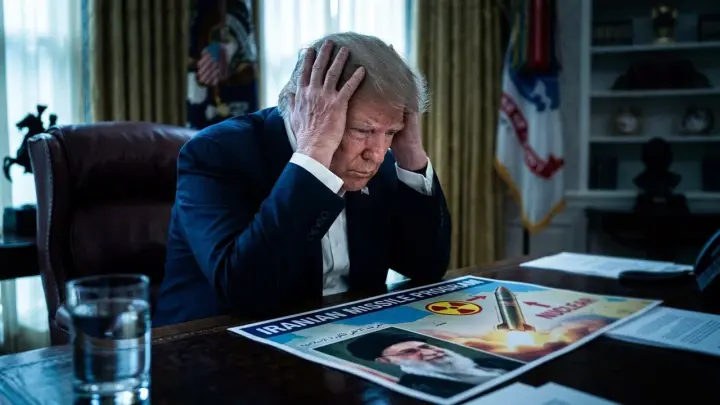 Трампу пришлось бежать, когда угроза Ирана стала реальностью