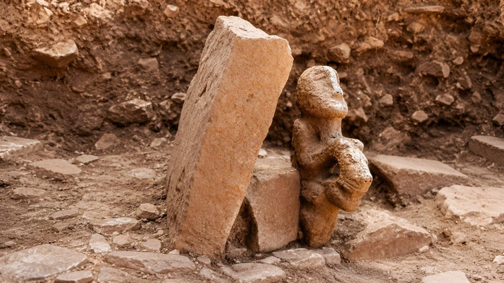 В одном из древнейших поселений мира нашли забавную фигурку человека на леопарде — ей 11 тысяч лет